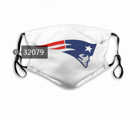 NFL 2020 New England Patriots #91 Dust mask with filter
